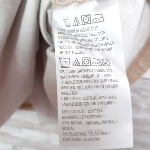 Isaac Mizrahi Womens Half Sleeve Top 5X V-Neck Floral Cobblestone NWOT 83 - Picture 4 of 4